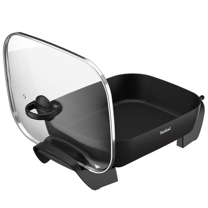 Tefal Easy Square Electric Frypan KC6018, 7L Capacity, Non-Stick, Adjustable Temp