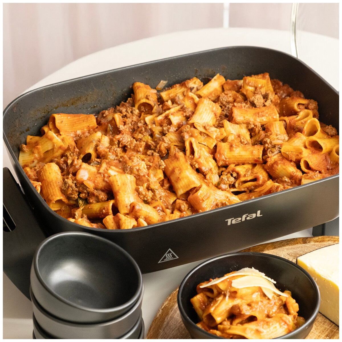 Tefal Easy Square Electric Frypan KC6018, 7L Capacity, Non-Stick, Adjustable Temp