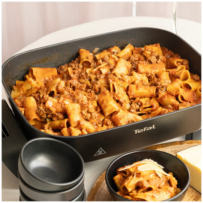 Tefal Easy Square Electric Frypan KC6018, 7L Capacity, Non-Stick, Adjustable Temp