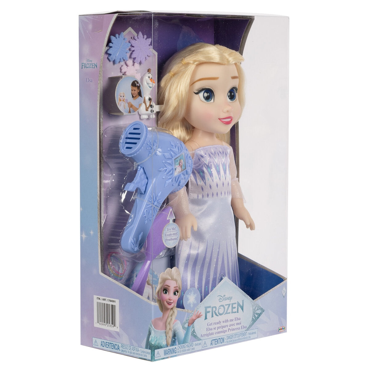 Disney Princess Elsa Doll & Hair Play Set, Accessories Included - SuperSaverAU - view 3