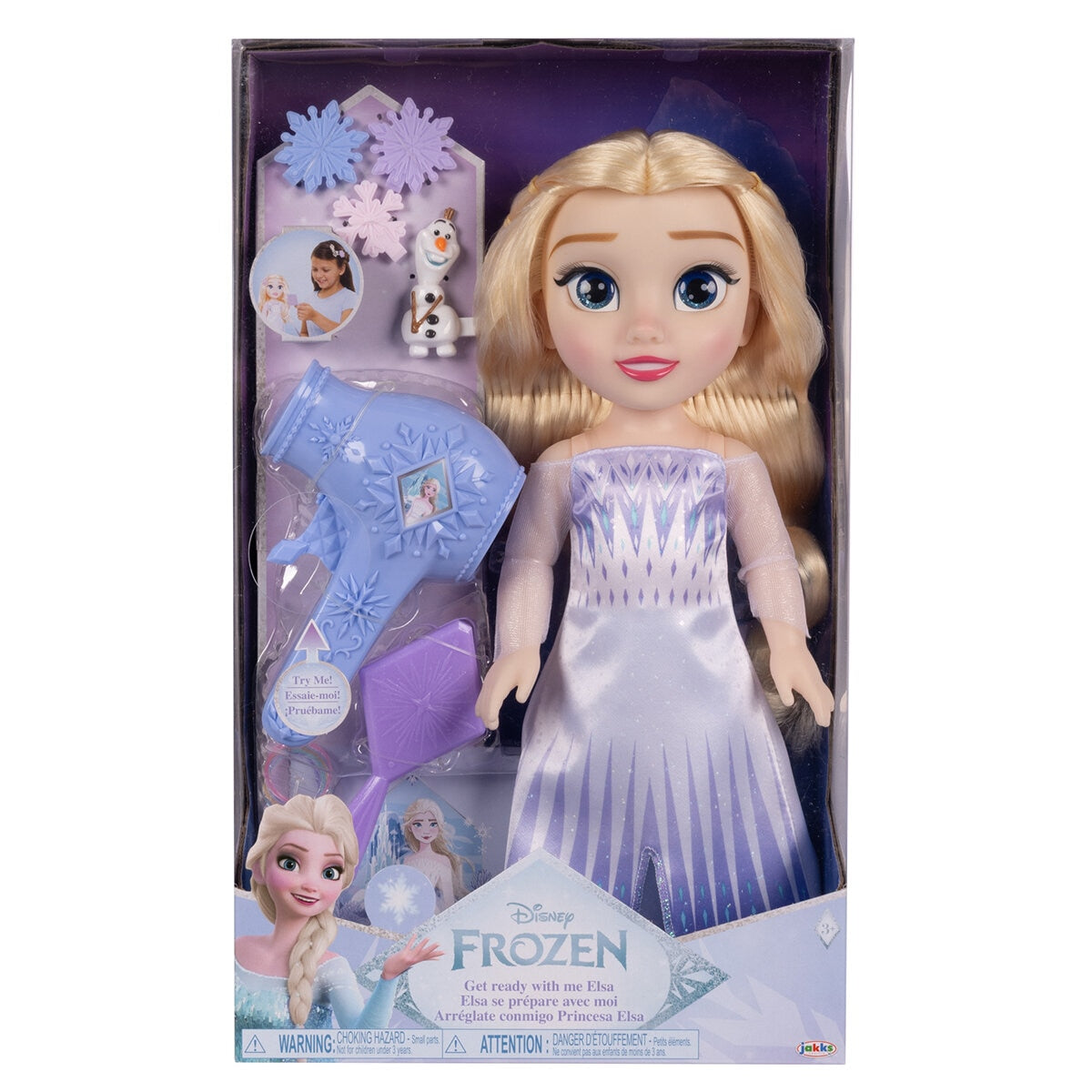 Disney Princess Elsa Doll & Hair Play Set, Accessories Included - SuperSaverAU - view 2