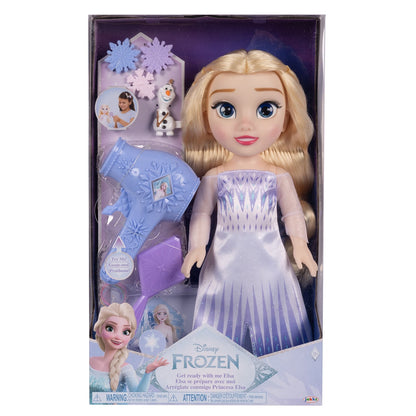Disney Princess Elsa Doll & Hair Play Set, Accessories Included