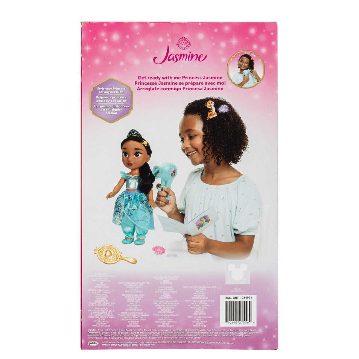 Disney Princess Jasmine Doll & Hair Play Set