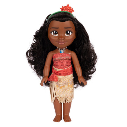 Disney Princess Doll & Hair Play Set - Moana, Ariel, Belle, Rapunzel, Elsa, Jasmine