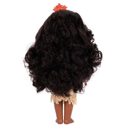 Disney Princess Doll & Hair Play Set - Moana, Ariel, Belle, Rapunzel, Elsa, Jasmine