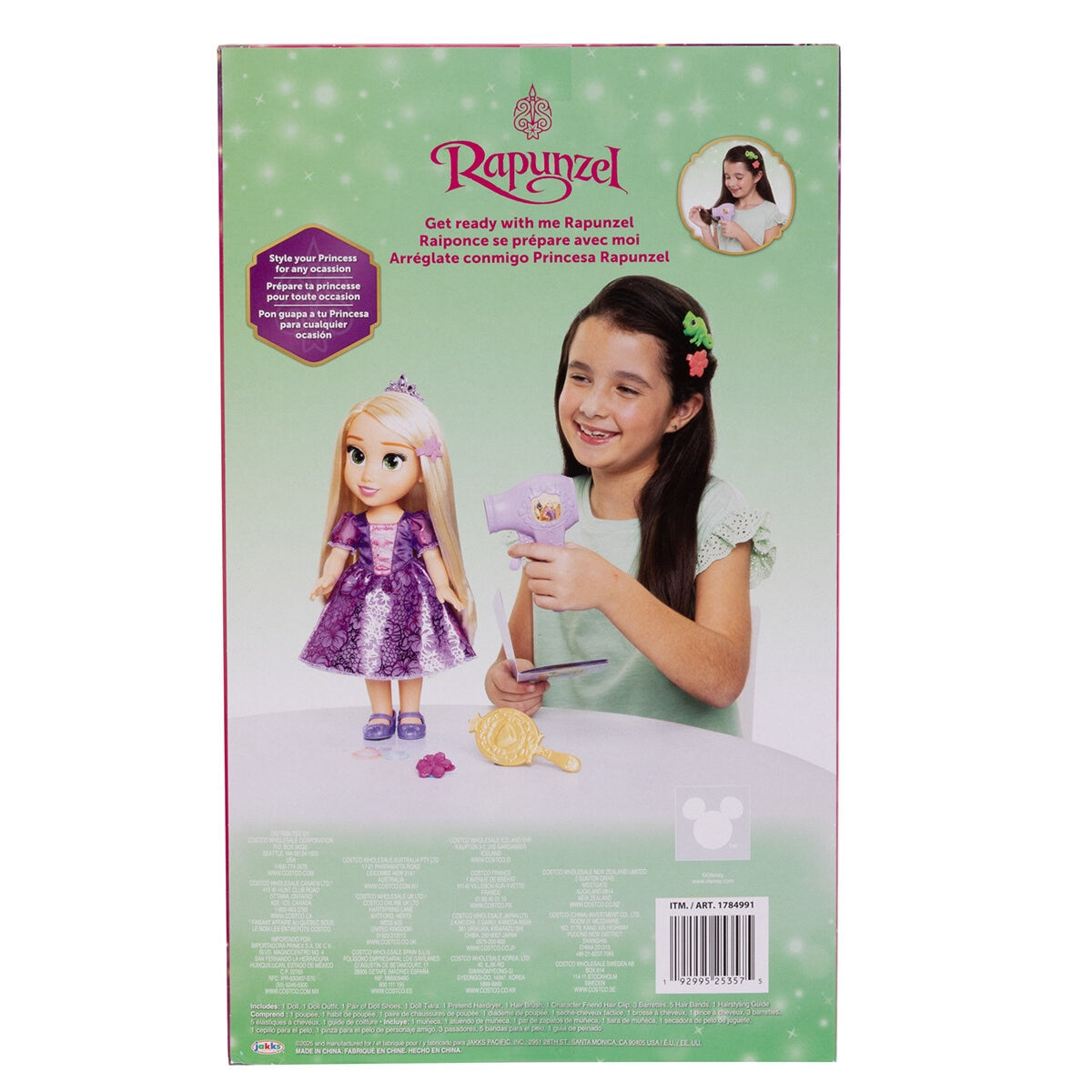 Disney Princess Rapunzel Doll & Hair Play Set, Model 251582535625357253582535927556