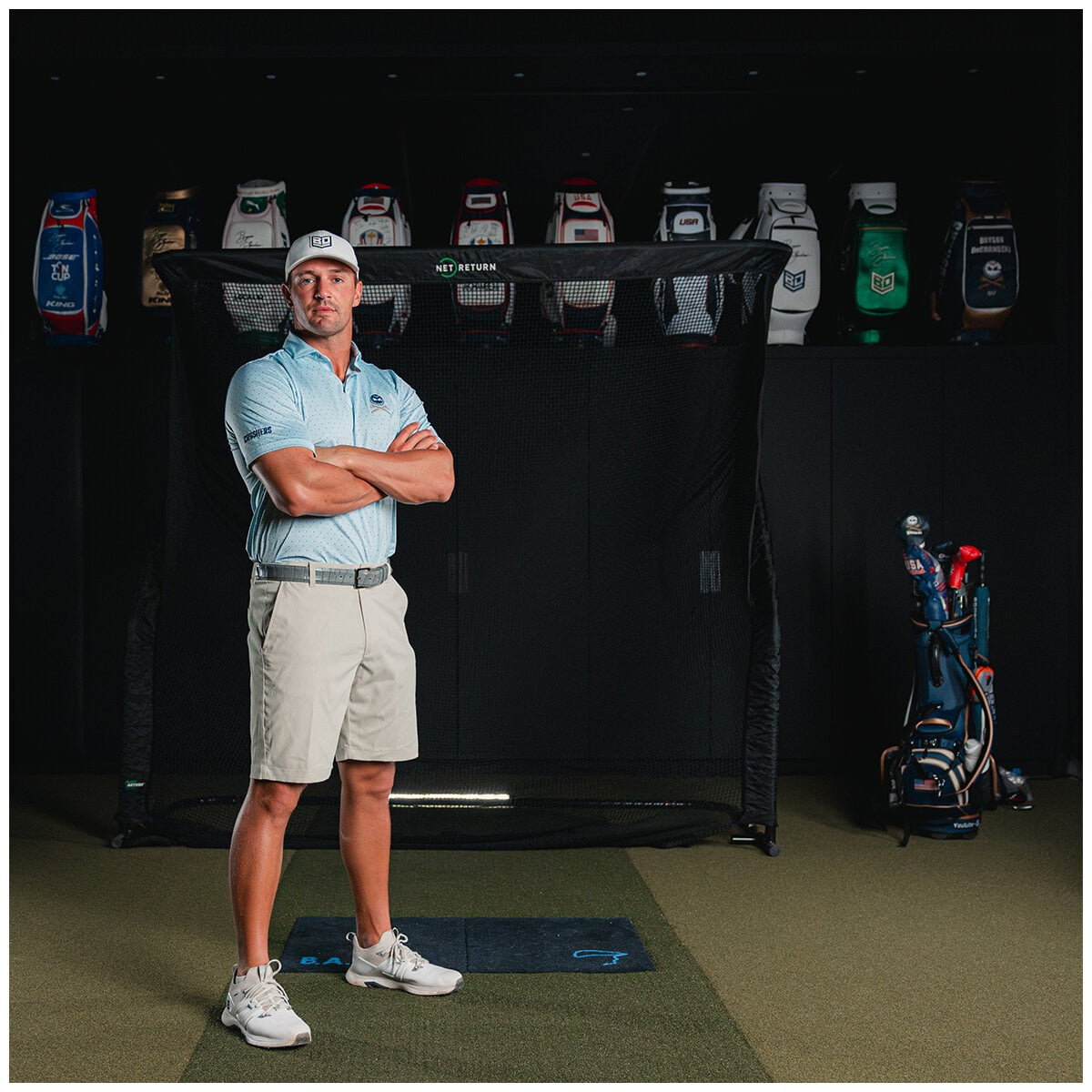 Net Return Golf Net NR0086 - Indoor/Outdoor, Instant Ball Return, 2130mm x 2130mm