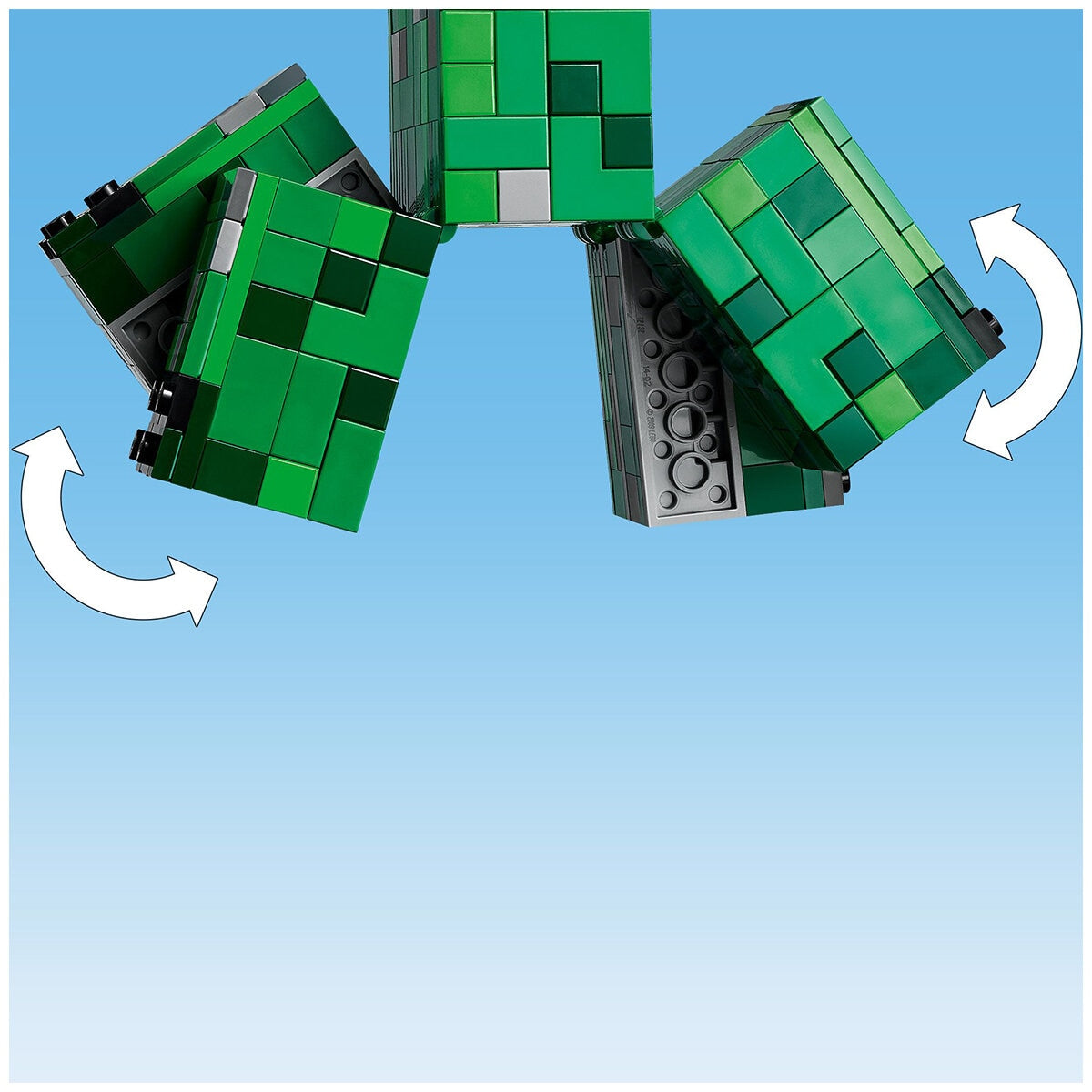 LEGO Minecraft The Creeper 21276 - 665 Pieces, Posable Action Figure, Ages 10+ - SuperSaverAU - view 3