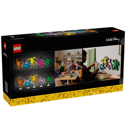 LEGO Art 31216 Keith Haring Dancing Figures Set, 1773 Pieces, Pop Art Tribute