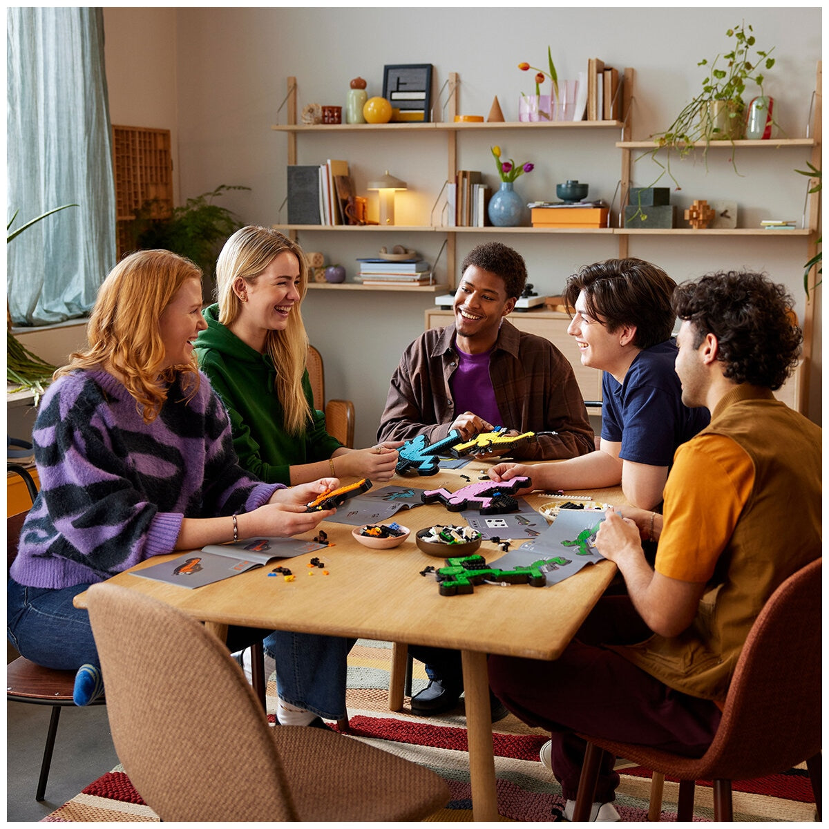 LEGO Art 31216 Keith Haring Dancing Figures Set, 1773 Pieces, Pop Art Tribute