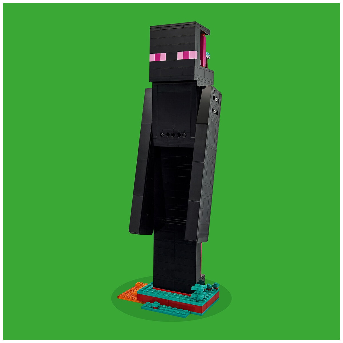 LEGO Minecraft The Enderman Tower 21279, 867 Pieces, Ages 9+, Modular Building Set