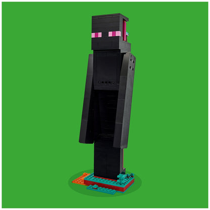 LEGO Minecraft The Enderman Tower 21279, 867 Pieces, Ages 9+, Modular Building Set