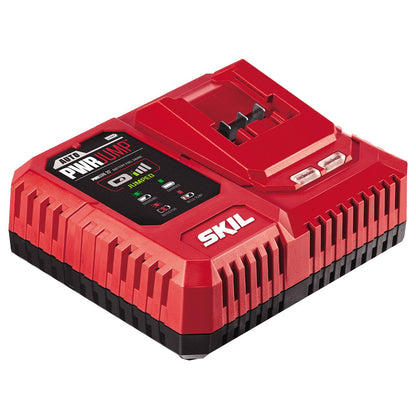 SKIL PWRCORE 20V Auto PWRJUMP Charger QC5360E-01, Fast Charging, LED Indicator