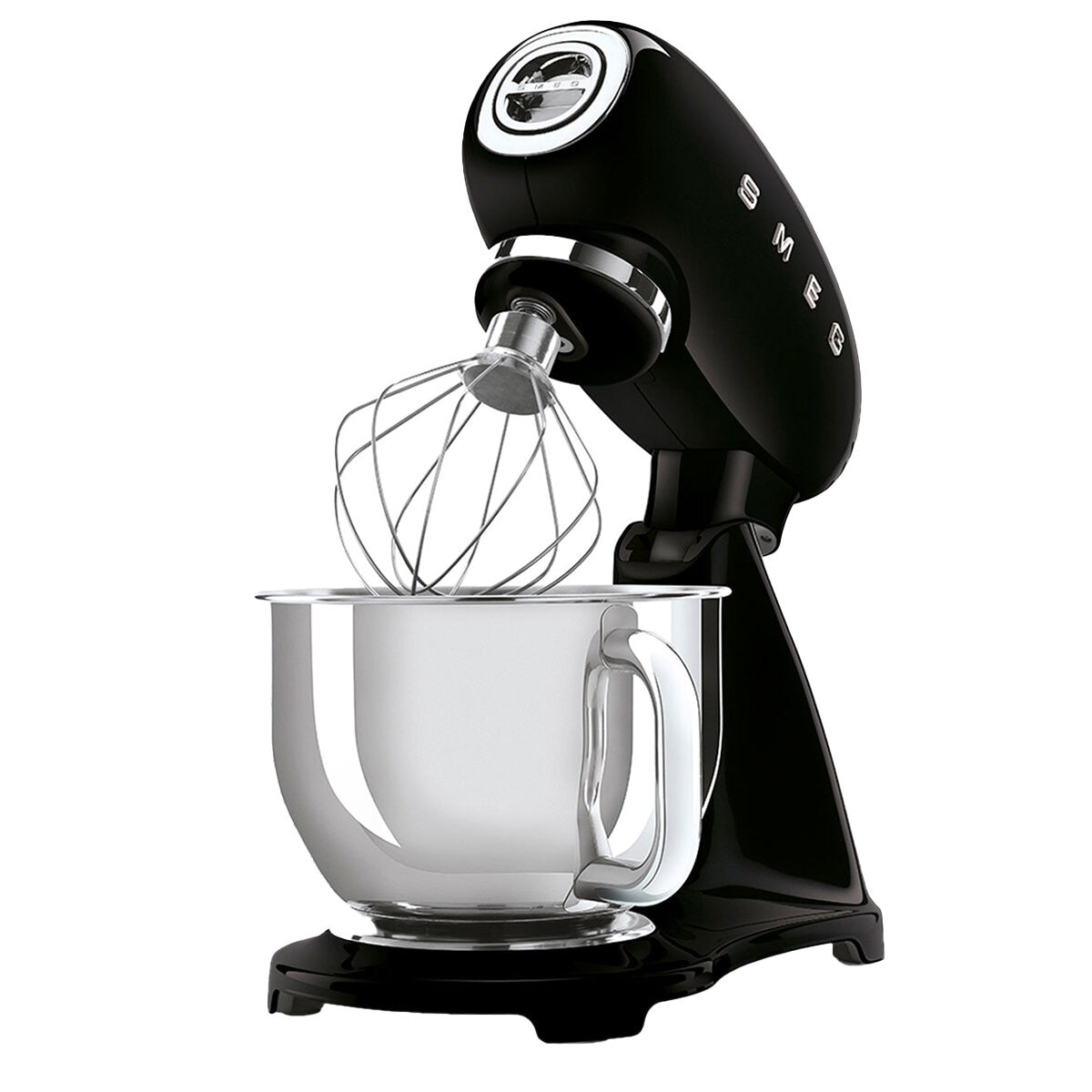 Smeg 50's Style Stand Mixer SMF03BLAU, 800W, 10 Speeds, Black, 4.8L Bowl