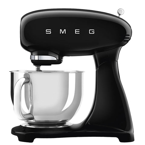 Smeg 50's Style Stand Mixer SMF03BLAU, 800W, 10 Speeds, Black, 4.8L Bowl - SuperSaverAU - view 2