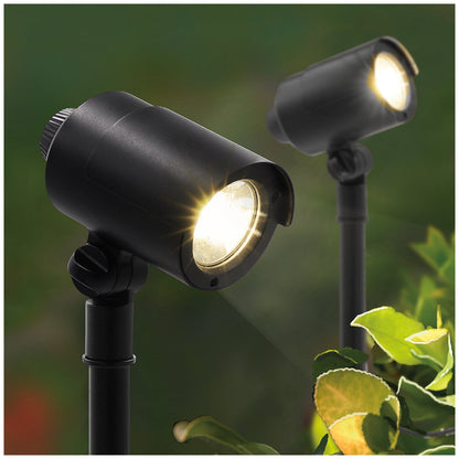 Tommy Bahama Solar LED Spot Lights 100 Lumens 2 Pack, Model 10804-100-2GB