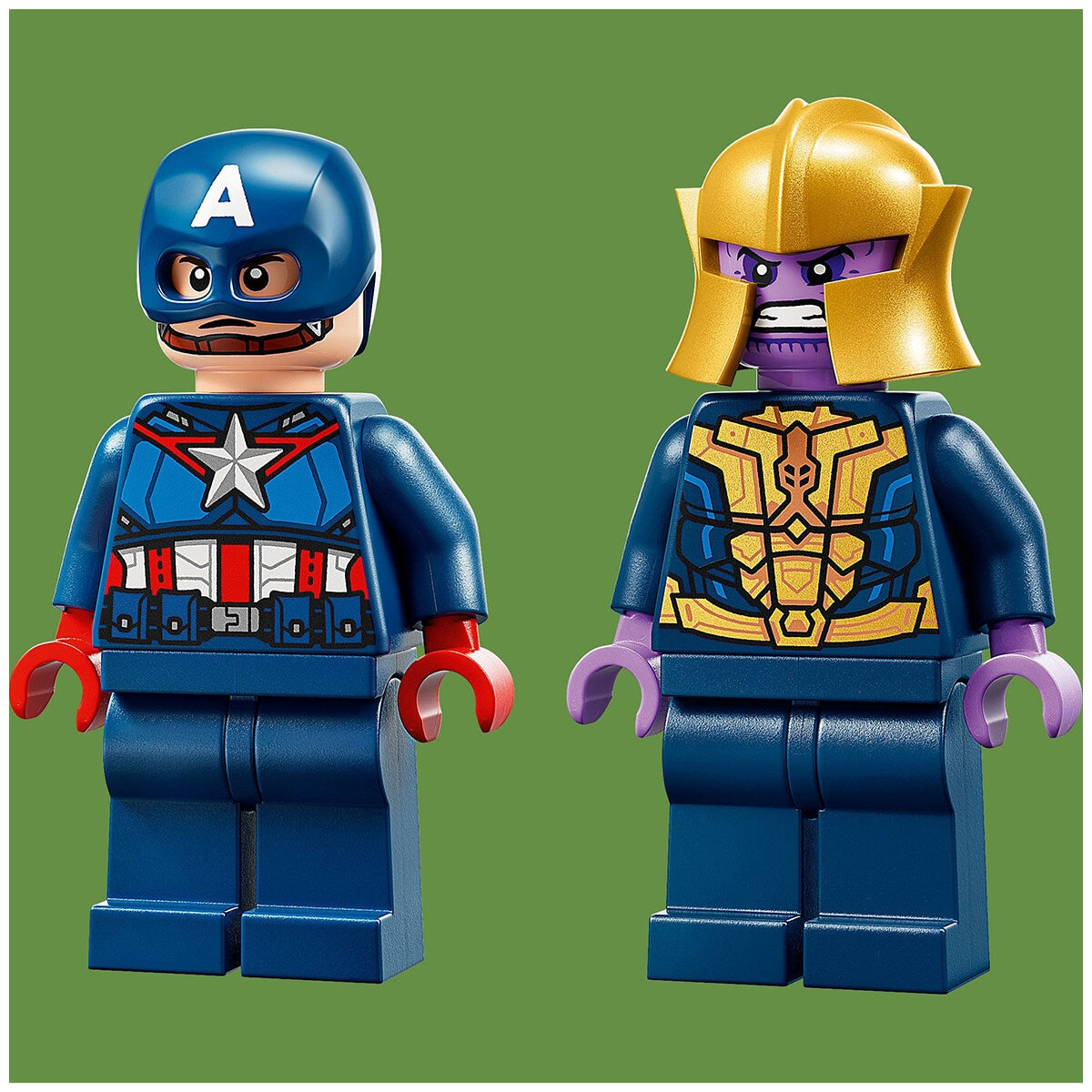 LEGO Marvel 76319 Captain America vs. Thanos Set, 107 Pieces, Ages 4+