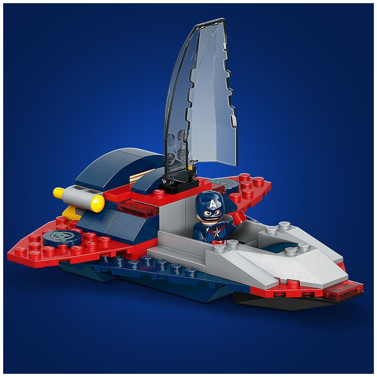 LEGO Marvel 76319 Captain America vs. Thanos Set, 107 Pieces, Ages 4+