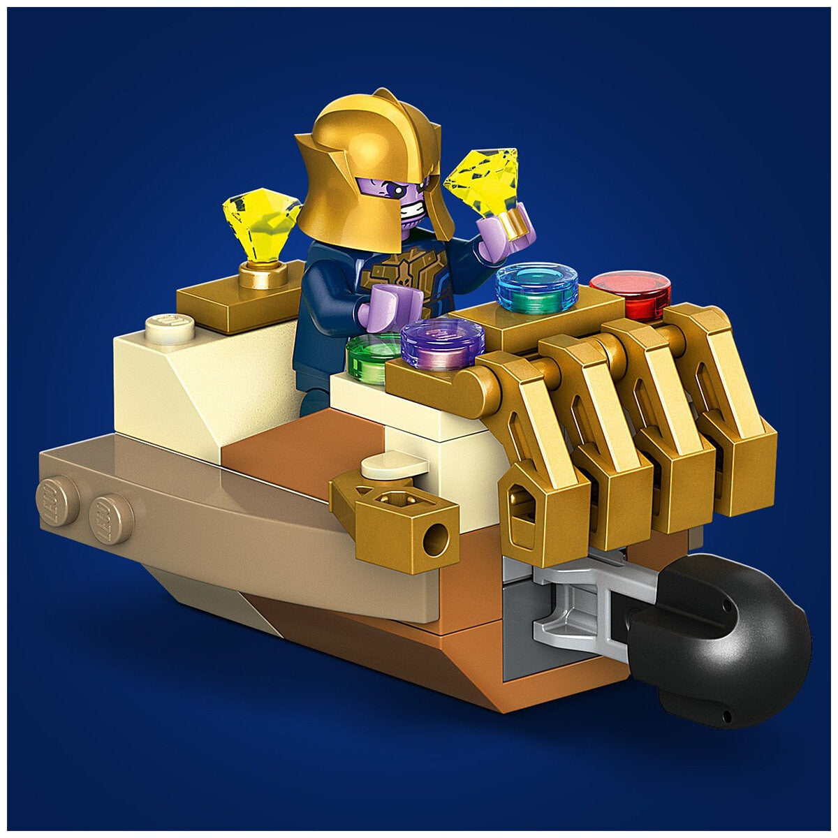 LEGO Marvel 76319 Captain America vs. Thanos Set, 107 Pieces, Ages 4+