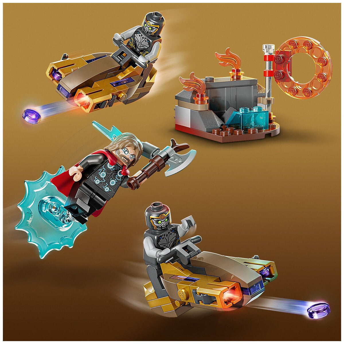 LEGO Marvel Avengers Thor vs. Chitauri 76322, 373 Pieces, Ages 8+