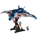 LEGO Marvel Avengers Quinjet 76325, 1,131 Pieces, Includes Minifigures, Ages 12+ - SuperSaverAU - view 2