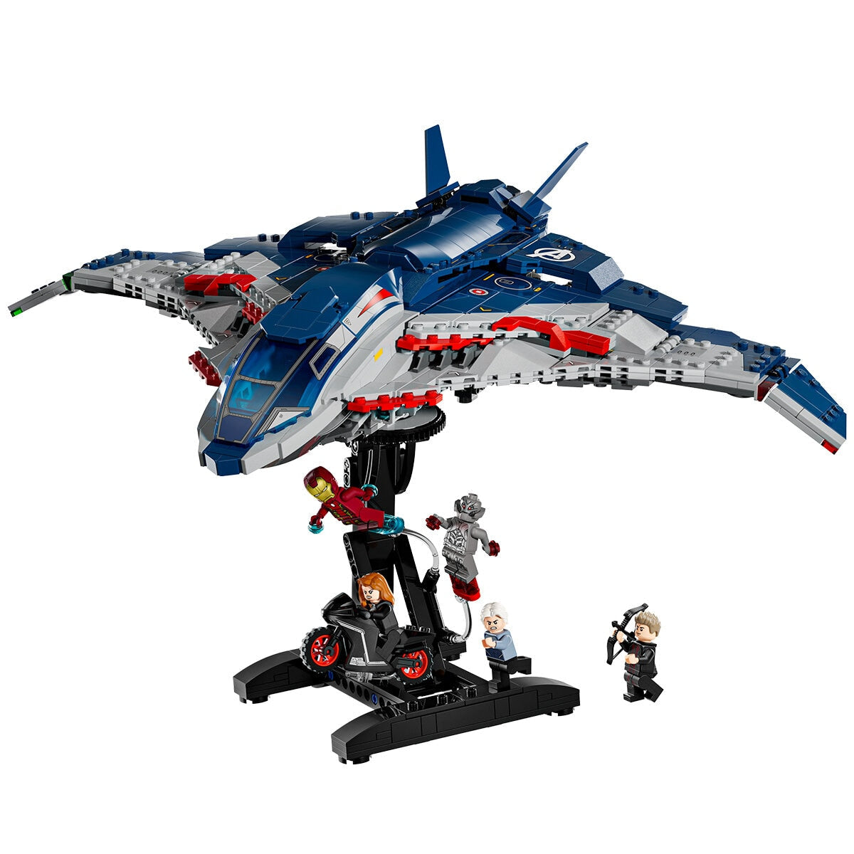 LEGO Marvel Avengers Quinjet 76325, 1,131 Pieces, Includes Minifigures, Ages 12+ - SuperSaverAU - view 2