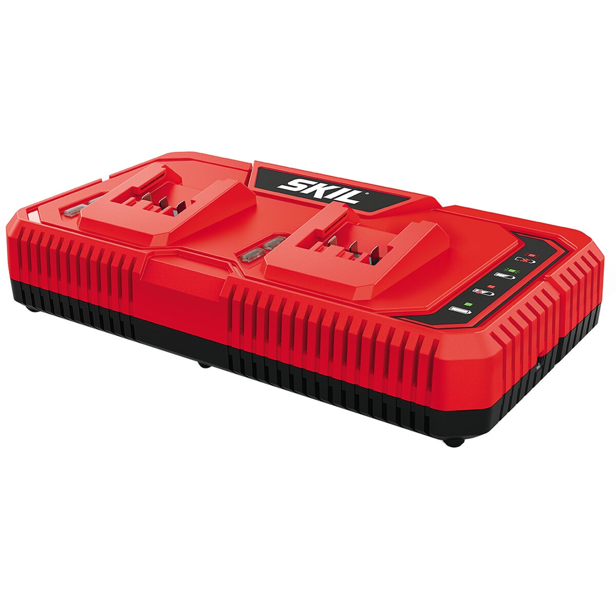 SKIL 20V Brushless Lawnmower Kit 43 cm, Push Button Start, 2-in-1 Bagging/Mulching