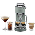DeLonghi Dedica Duo Cold Brew Coffee Machine - 15 Bar Pump, Slim Full Metal Design, Green - EC890GR