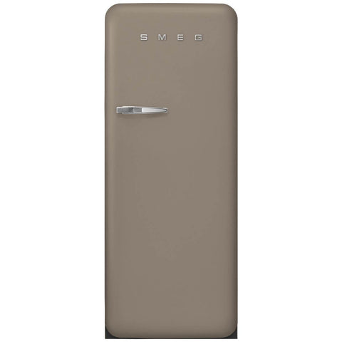 Smeg 50s Retro Style Fridge 270L - Taupe Finish, 6 Star Energy, Multi-Flow Cooling - FAB28RDTP6