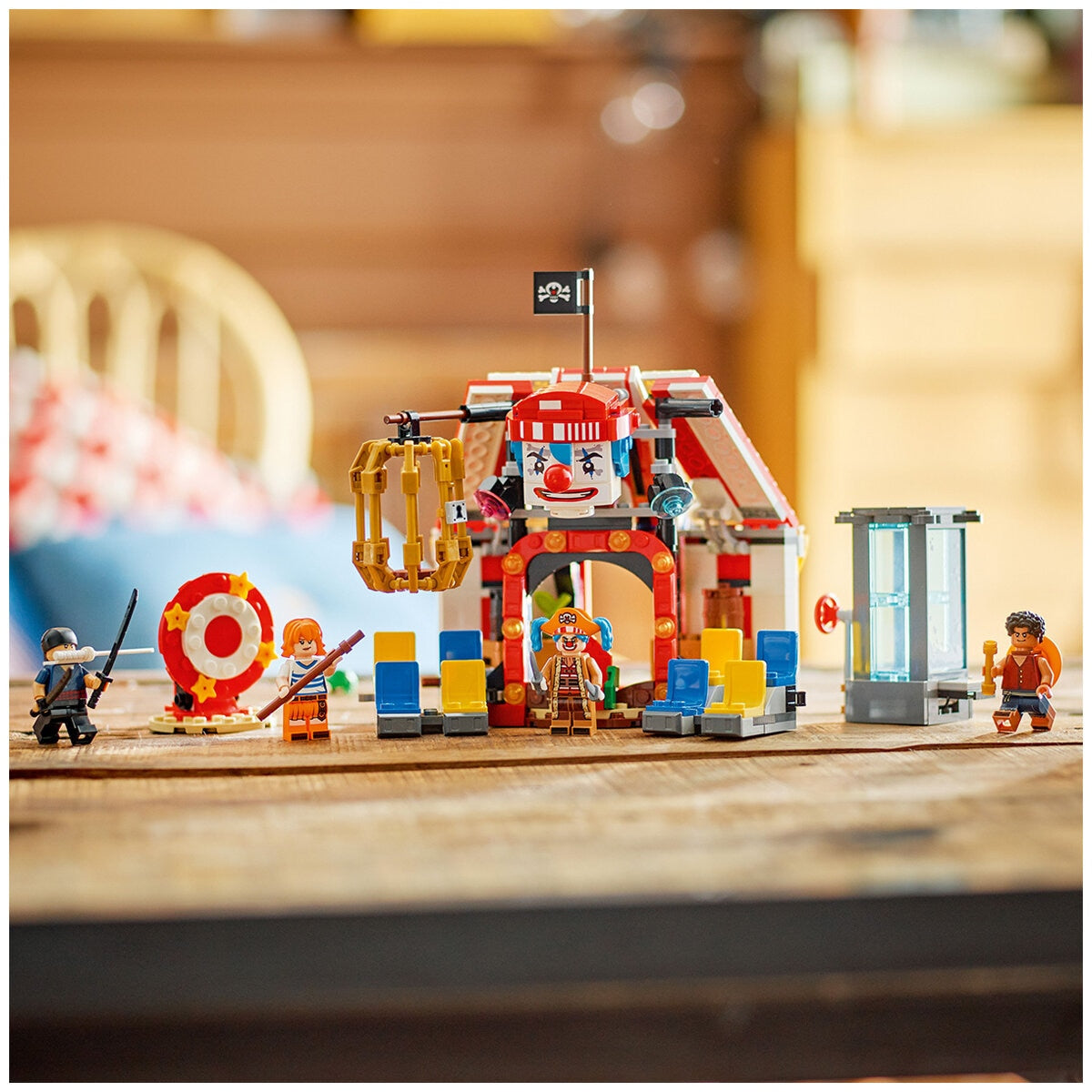 LEGO ONE PIECE Buggy the Clown Circus Tent 75637, 573 Pieces, Ages 8+, Includes Luffy & Zoro - SuperSaverAU - view 3