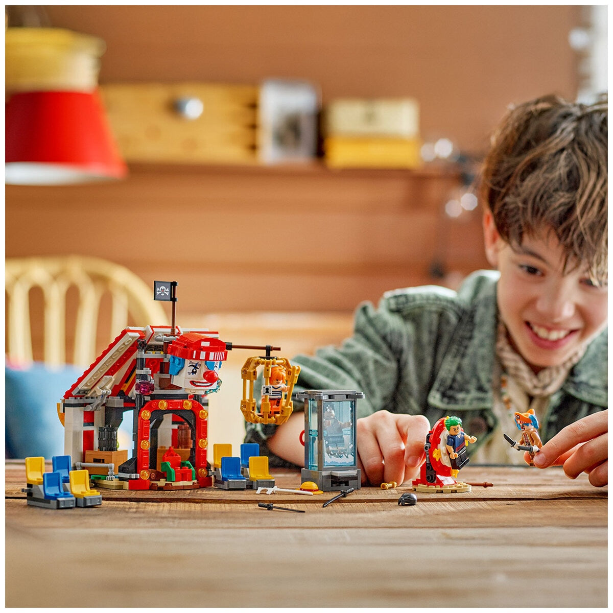 LEGO ONE PIECE Buggy the Clown Circus Tent 75637, 573 Pieces, Ages 8+, Includes Luffy & Zoro