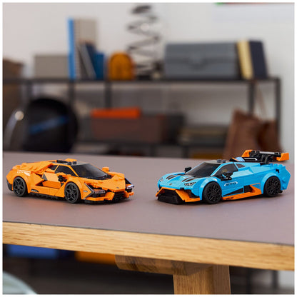 LEGO Speed Champions Lamborghini Revuelto & Huracán STO 77238 Double Pack, 607 Pieces