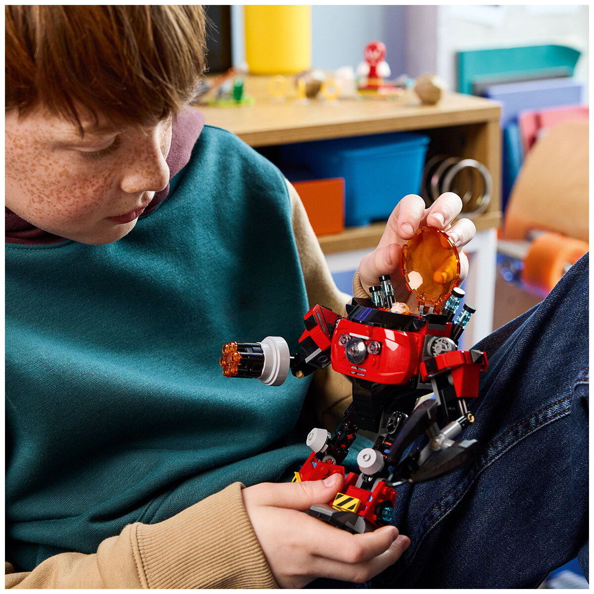 LEGO Sonic Knuckles vs. Dr. Eggman Mech 77005 - 350 Pieces, Ages 8+