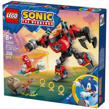 LEGO Sonic Knuckles vs. Dr. Eggman Mech 77005 - 350 Pieces, Ages 8+