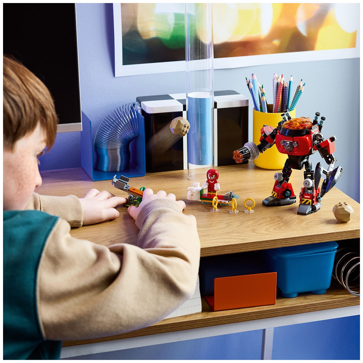 LEGO Sonic Knuckles vs. Dr. Eggman Mech 77005 - 350 Pieces, Ages 8+