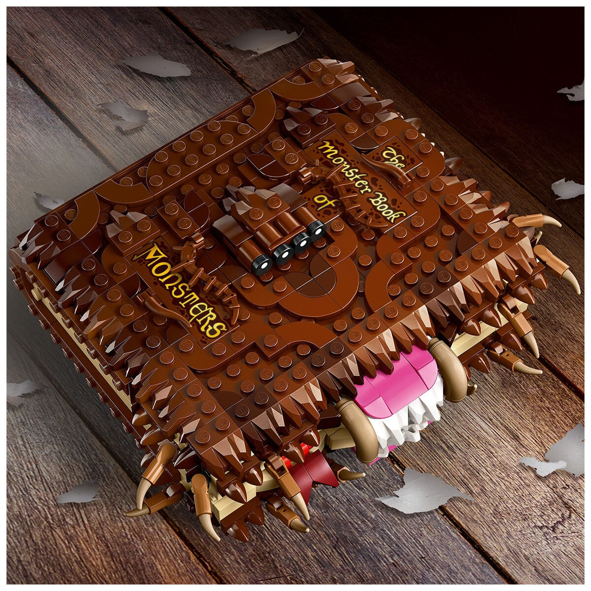 LEGO Harry Potter Chomping Monster Book of Monsters 76449, Interactive Play, 518 Pieces - SuperSaverAU - view 5