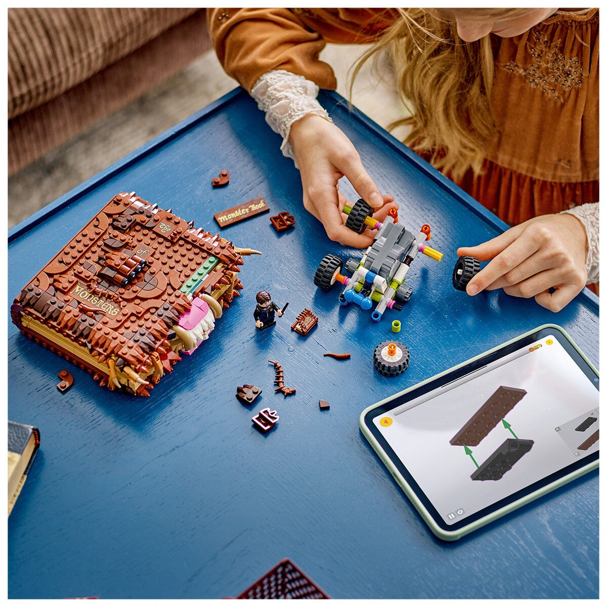 LEGO Harry Potter Chomping Monster Book of Monsters 76449, Interactive Play, 518 Pieces