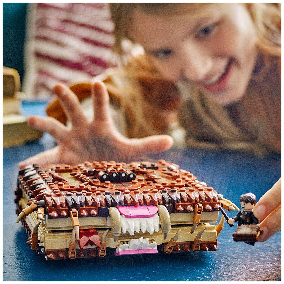 LEGO Harry Potter Chomping Monster Book of Monsters 76449, Interactive Play, 518 Pieces