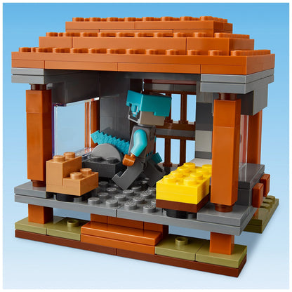 LEGO Minecraft Pillager Outpost & Ravager Set 21278, 665 Pieces, Minifigures & Interactive Features