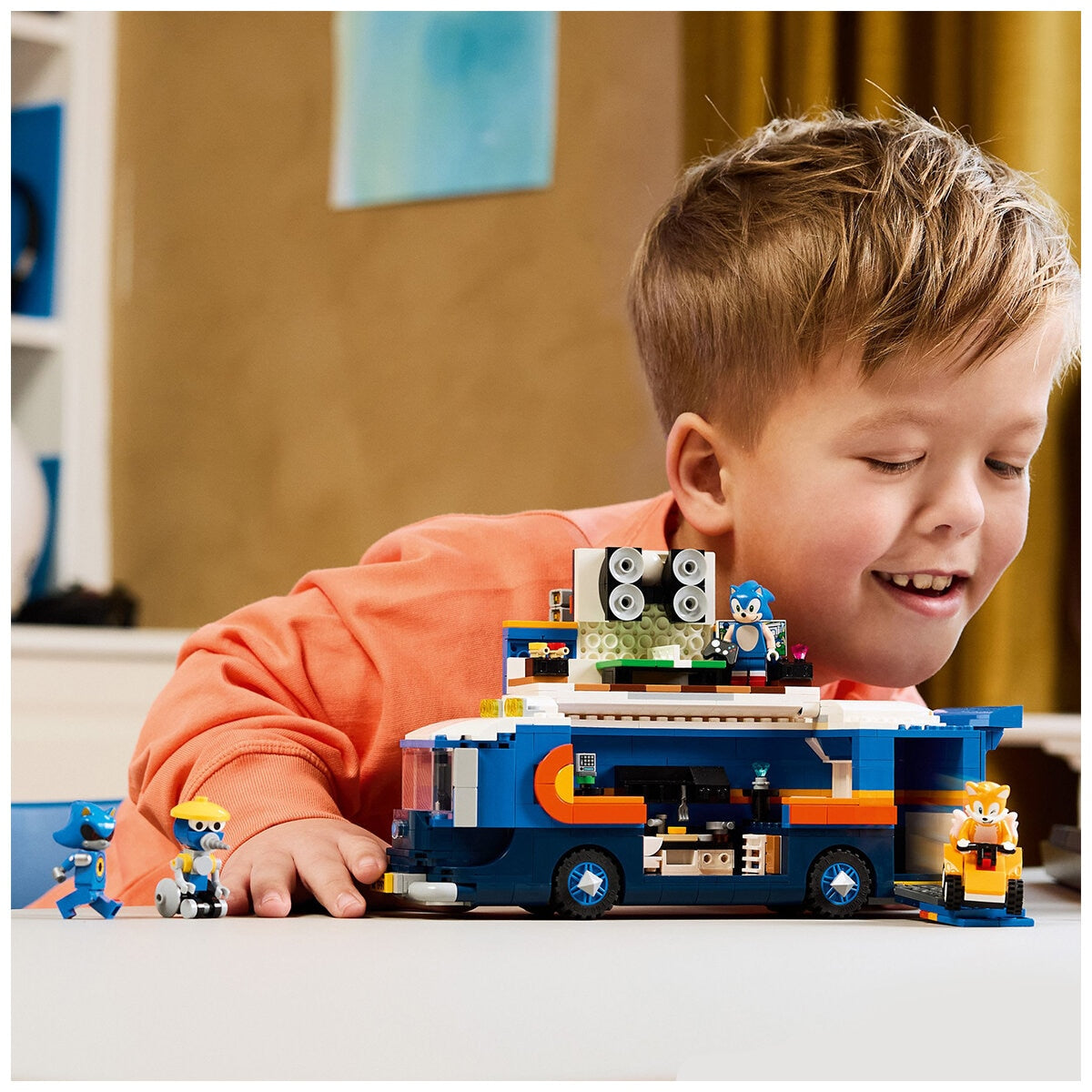 LEGO Sonic The Hedgehog Team Sonic Command Truck 77006, 747 Pieces, Ages 8+, Includes 5 Figures