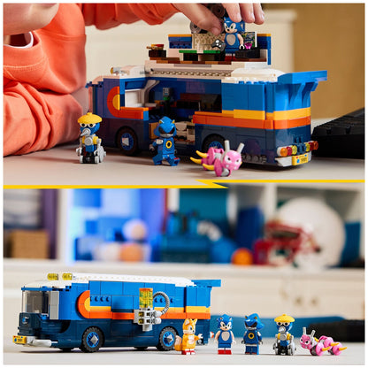 LEGO Sonic The Hedgehog Team Sonic Command Truck 77006, 747 Pieces, Ages 8+, Includes 5 Figures