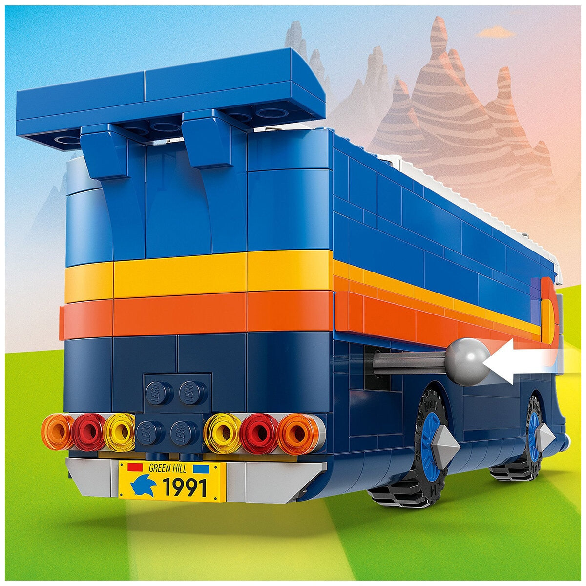 LEGO Sonic The Hedgehog Team Sonic Command Truck 77006, 747 Pieces, Ages 8+, Includes 5 Figures