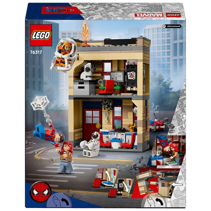 LEGO Marvel Spider-Man Peter Parker’s Apartment 76317, 394 Pieces, Minifigures Included