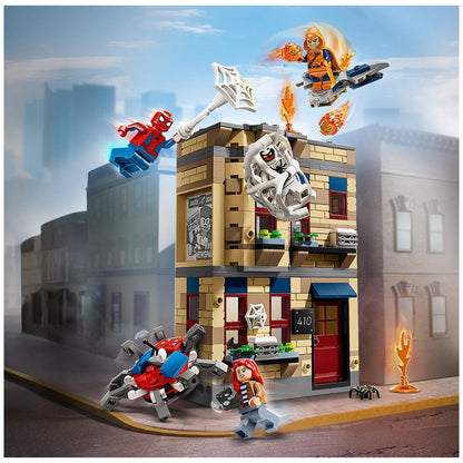 LEGO Marvel Spider-Man Peter Parker’s Apartment 76317, 394 Pieces, Minifigures Included