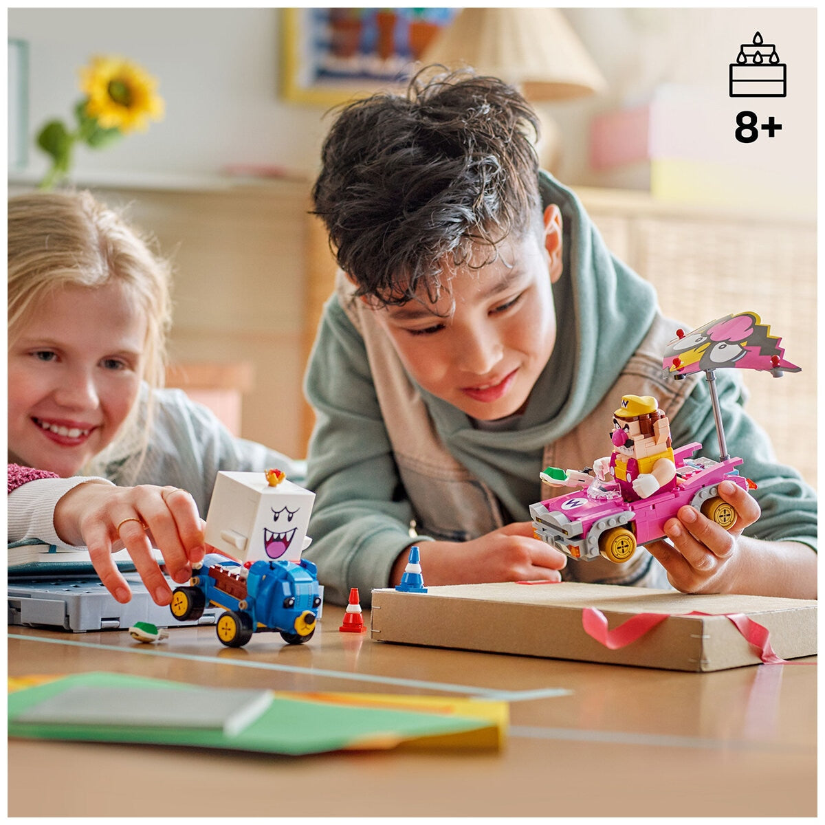 LEGO Super Mario Kart Wario & King Boo Set 72038 - 512 Pieces, Interactive Play