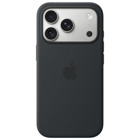 Apple iPhone 17 Pro Silicone Case with MagSafe Black, Recycled Silicone, Hands-Free - SuperSaverAU - view 1