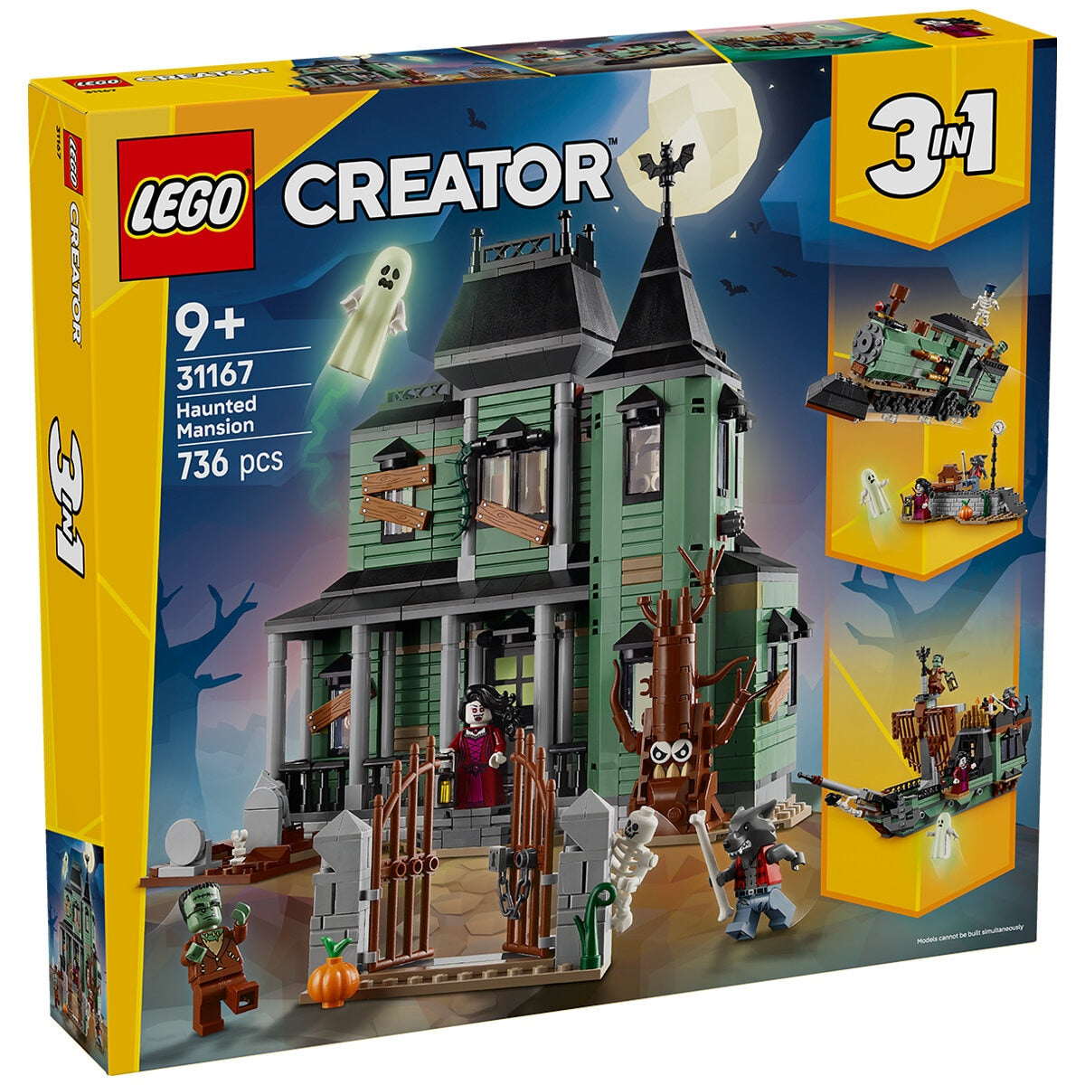 LEGO Creator 3 In 1 Haunted Mansion 31167