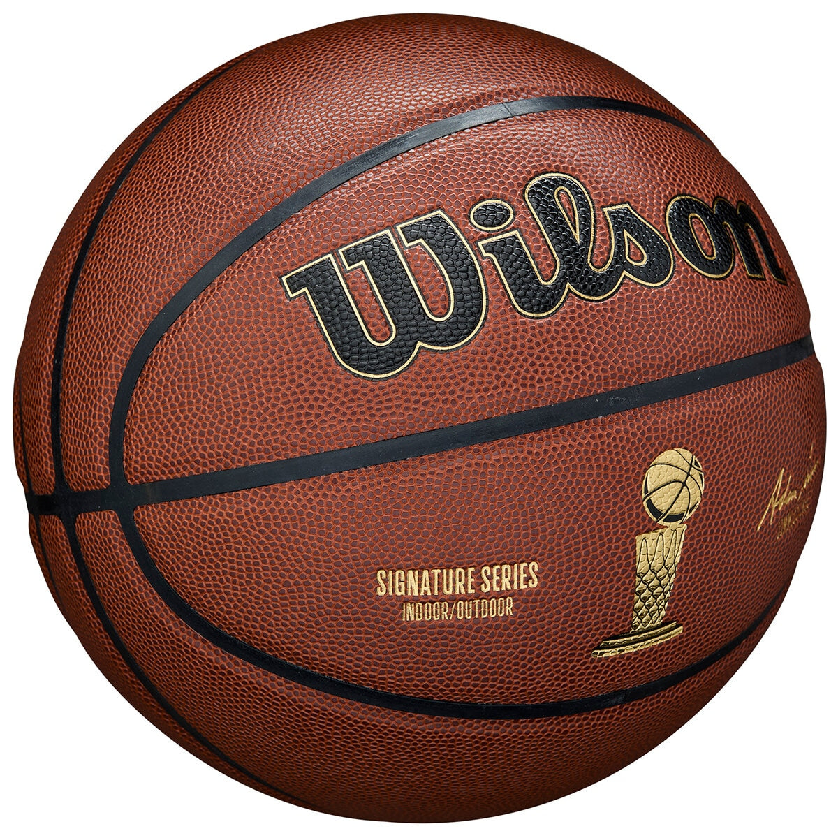 Wilson NBA Alliance Signature Basketball Size 7 - Pure Feel Cover, Durable, Indoor/Outdoor - SuperSaverAU - view 3