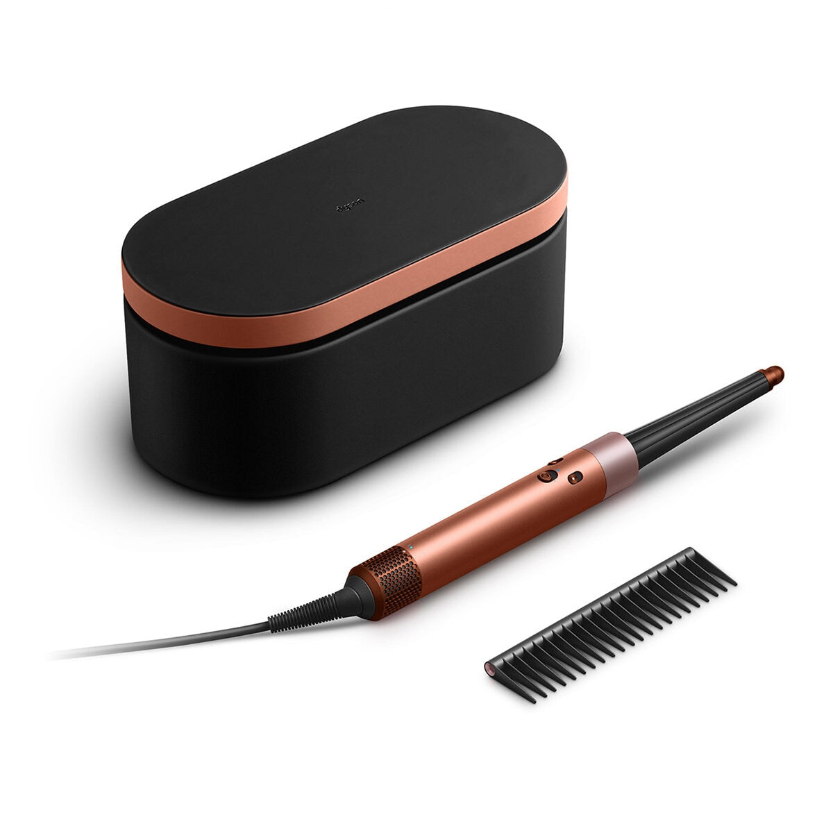 Dyson Airwrap i.d. Amber Silk 6-in-1 Multi-Styler - No Heat Damage, Personalised Curls