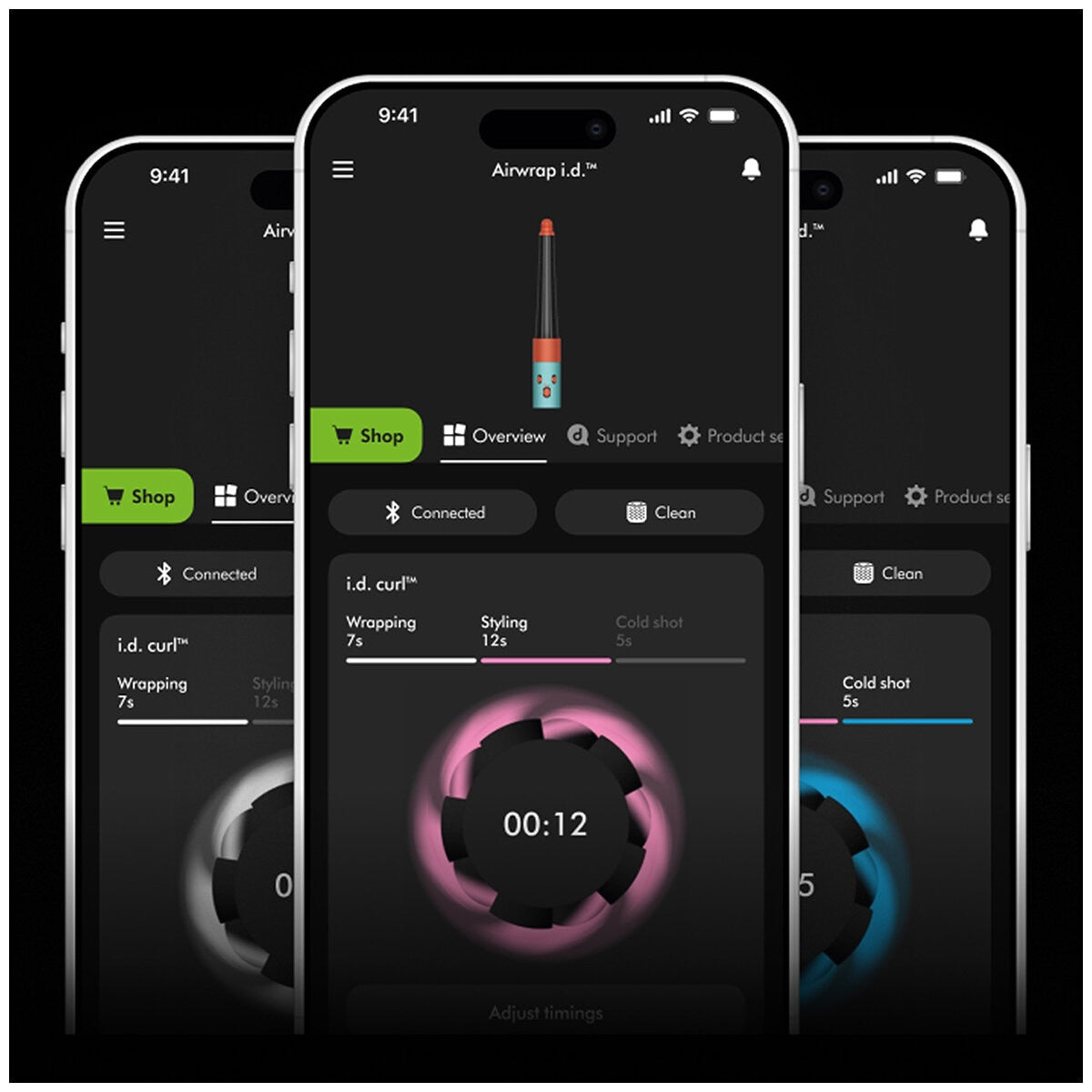 Dyson Airwrap i.d. Amber Silk 6-in-1 Multi-Styler - No Heat Damage, Personalised Curls